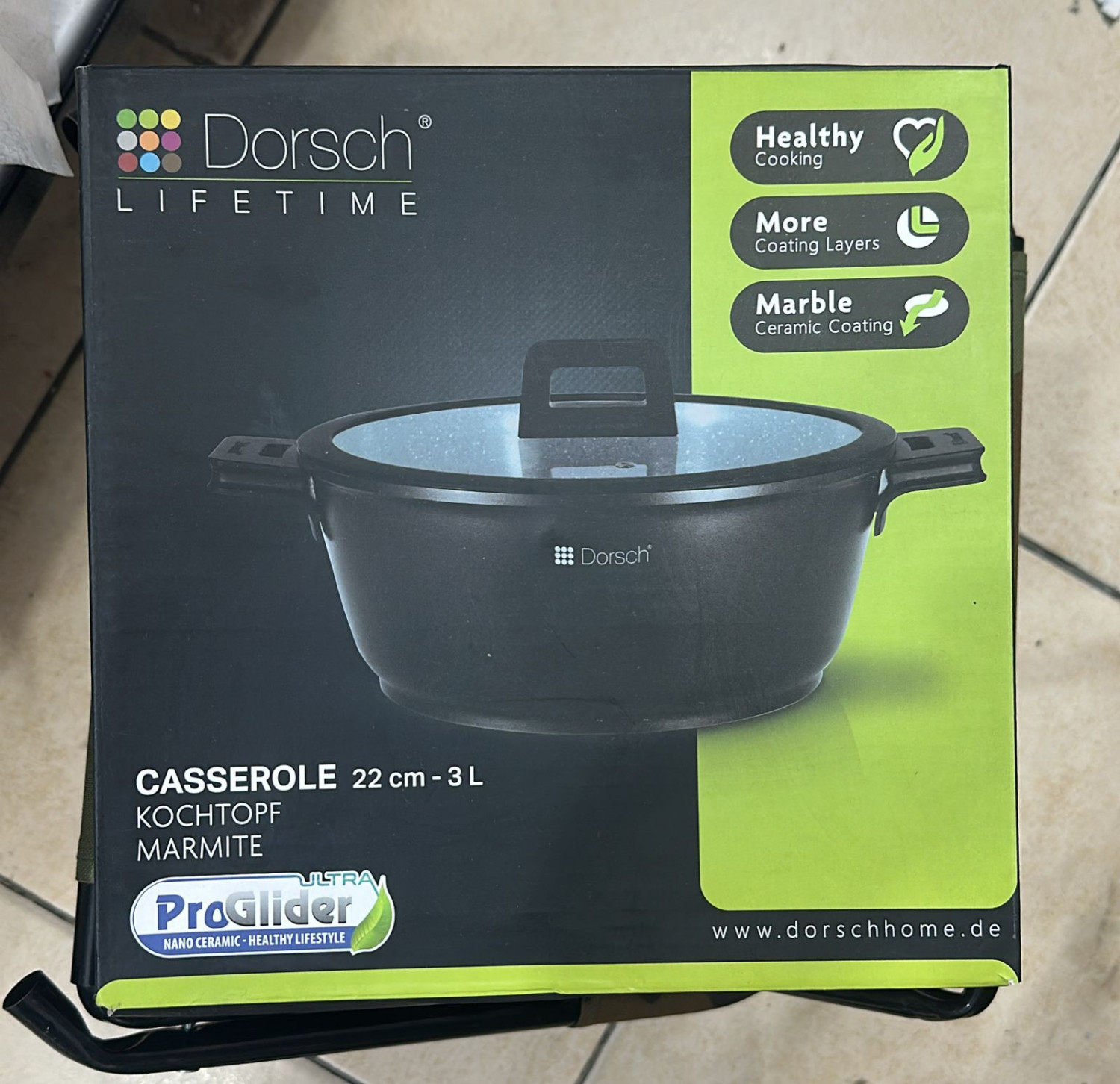 Casserole 22cm-3L