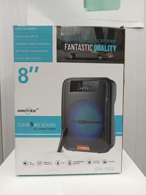 wireless speaker 8 inch