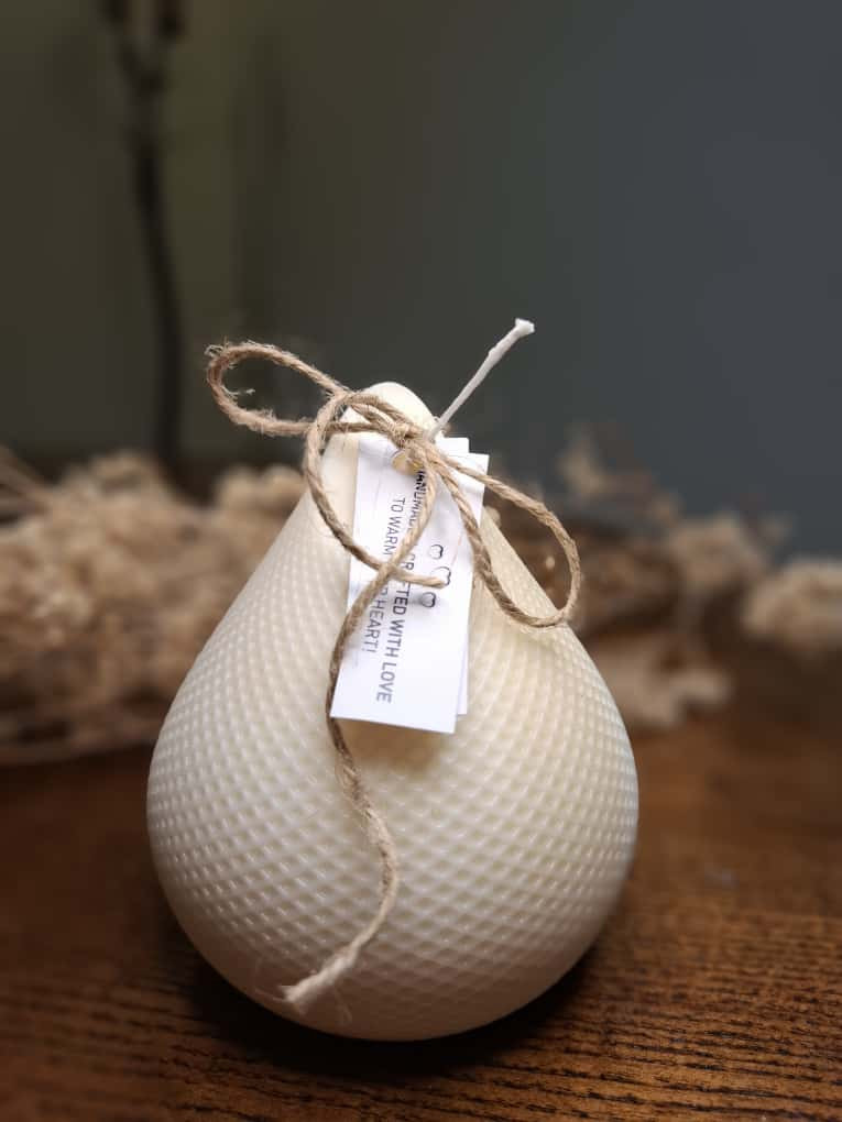 “Eye Drop” White Candle