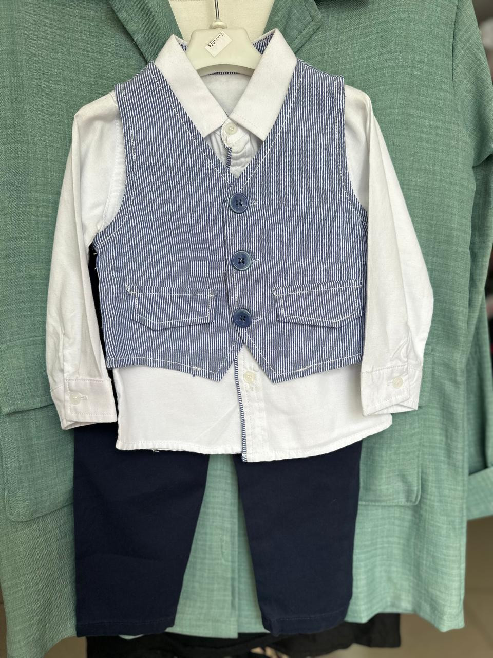 Baby boys Shirt and shorts set 3 pc