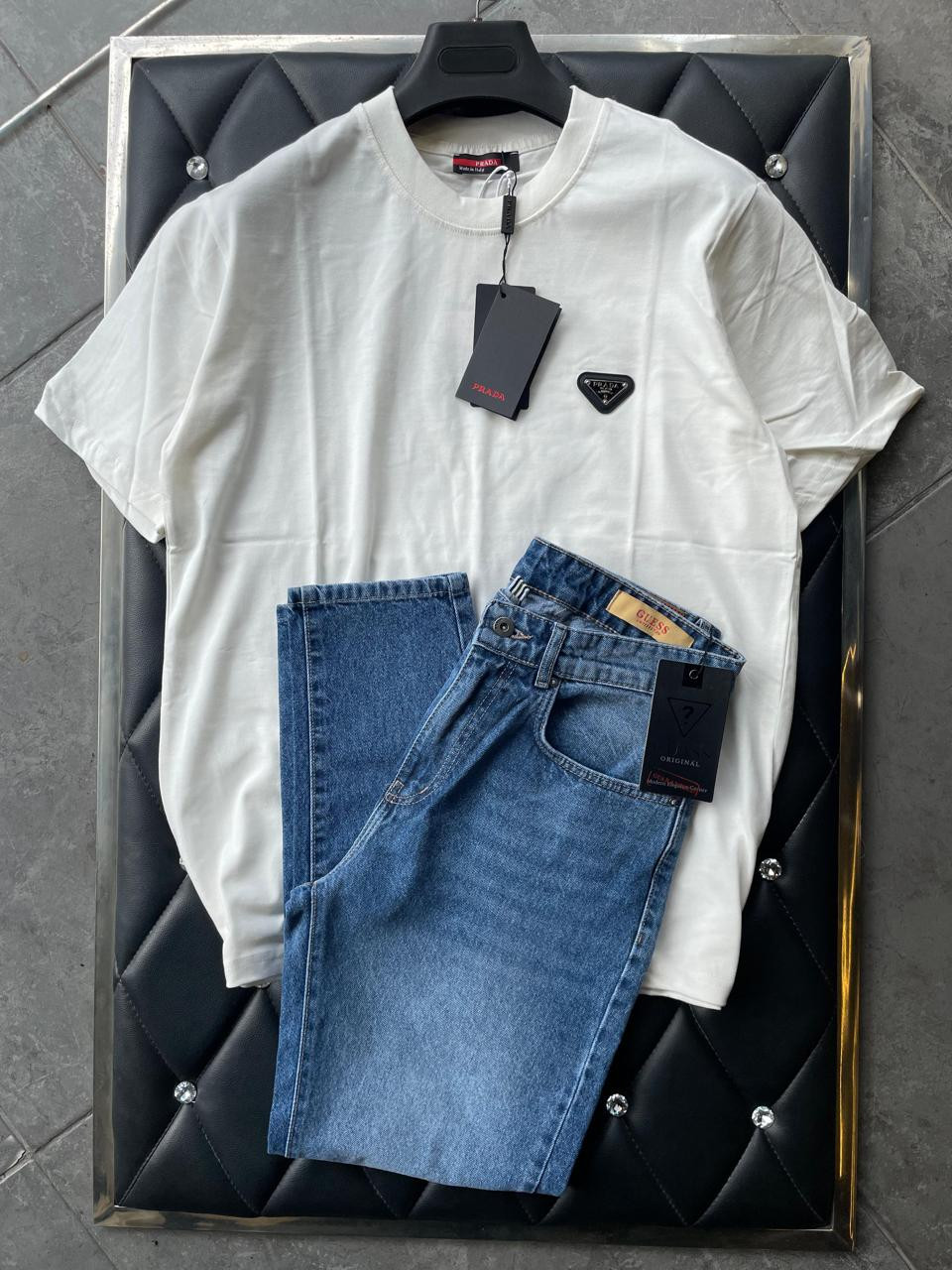 Brand T-shirt 20$ & jeans 25$