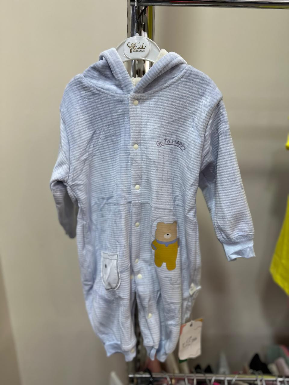 BabyBlue Baby Boy Fleece Overall
